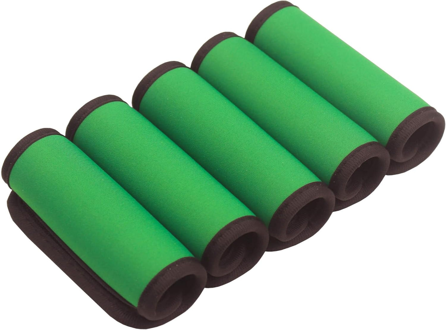 Neoprene Luggage Handle Wraps for Traveling Bright Color Luggage Tags|Handle Wraps|Handle Covers (Dark Green)