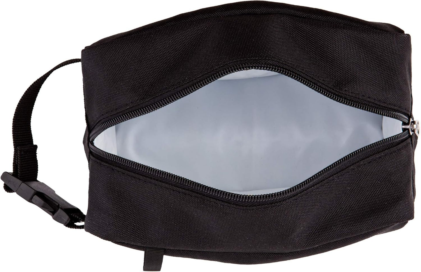 PackIt Freezable Snack Box, Black, Built with EcoFreeze Technology, Collapsible, Reusable, Zip Closure with Buckle Handle, Perfect All Ages and Fresh Snacks on the go