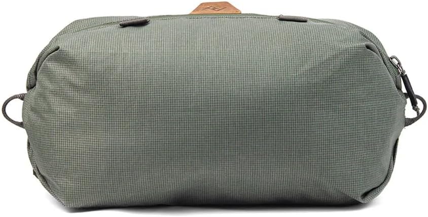 Peak Design Shoe Pouch, Sage, Ultralight Travel Organizer Bag for Shoes or Other Items, Weatherproof Shell, Packs into Itself, Fits 1–2 Pairs of Shoes, Works with Peak Design Travel Bags