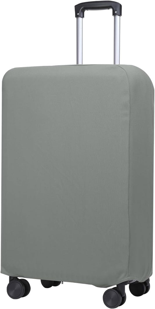 PATIKIL Luggage Cover, Suitcases Covers Elastic Carry on Cover Protector Washable Scratch-Resistant Fits 22-23 Inch Luggage for Travel Business Trips, Gray