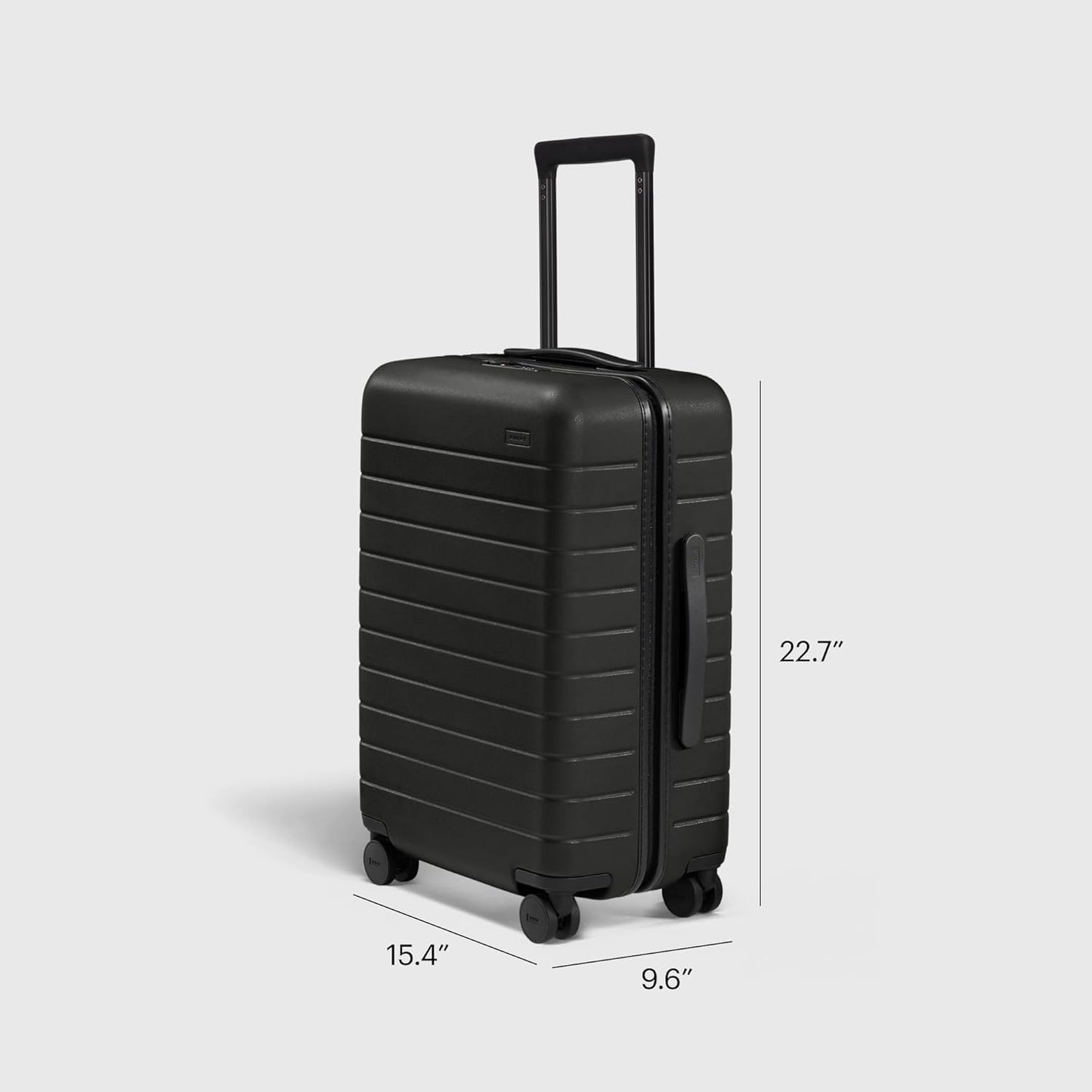 Away Bigger Carry-On Luggage, Lightweight Hardside Large Suitcase with Spinner Wheels, TSA Lock, Airline Approved, Tango Red