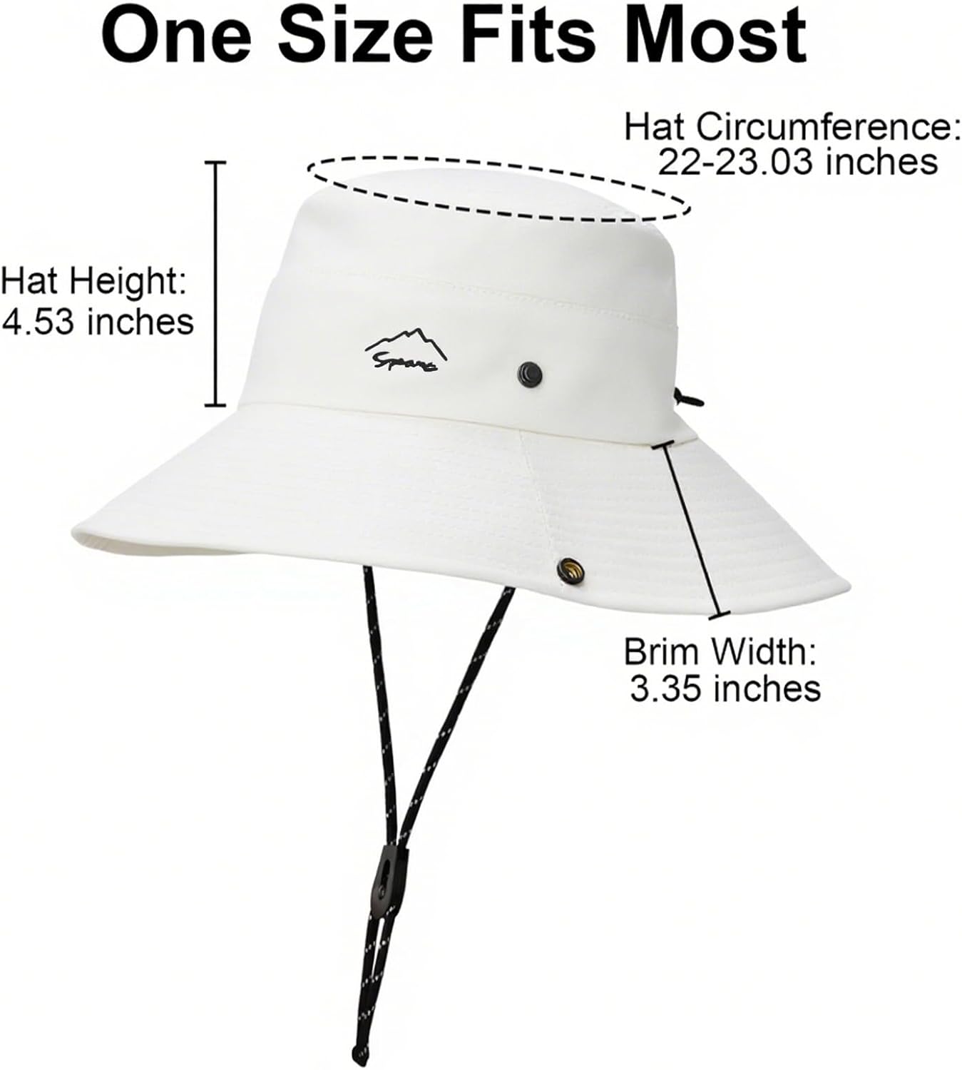 Sun Hats for Women Bucket Hat UV Protection Fishing Hat Wide Brim Safari Hats 2 in 1 Zip-Off Sun Visor Hats UPF 50+