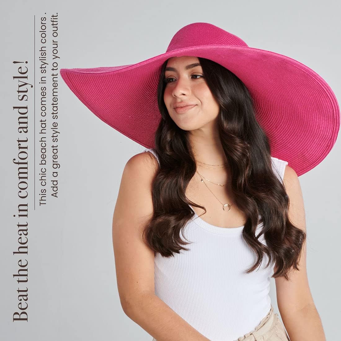 San Diego Hat Company Women's Ultrabraid X-Large Brim Hat, Adjustable Sun Hat with UPF 50+