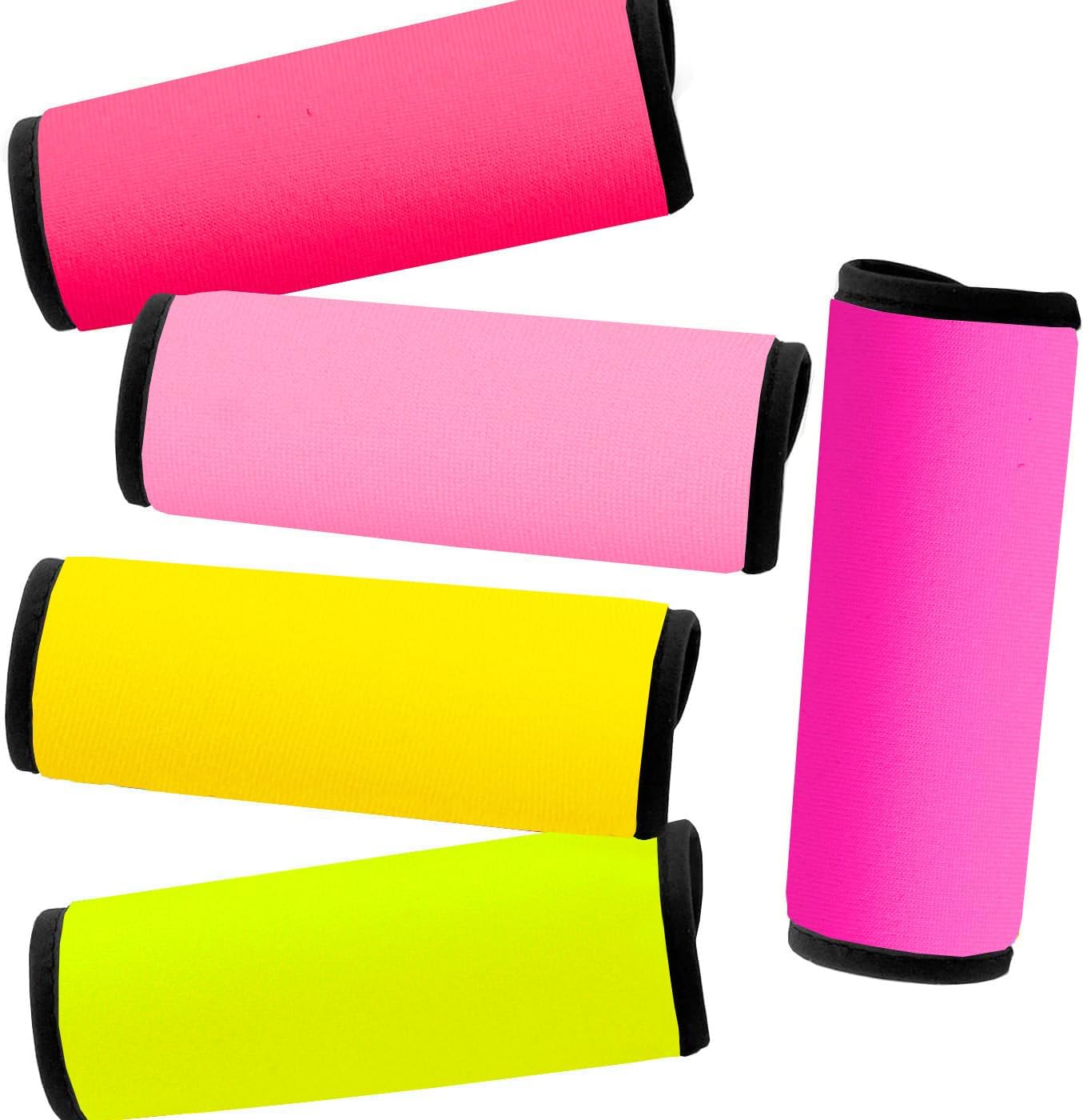Neoprene Luggage Handle Wraps for Traveling Bright Color Luggage Identifiers|Handle Wraps|Handle Covers