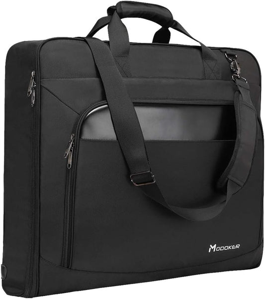 Modoker Suit Luggage Garment Bag with Shoulder Strap, Suit Carry on Bag Hanging Suitcase Garment Bags for Men Women Business Travel
