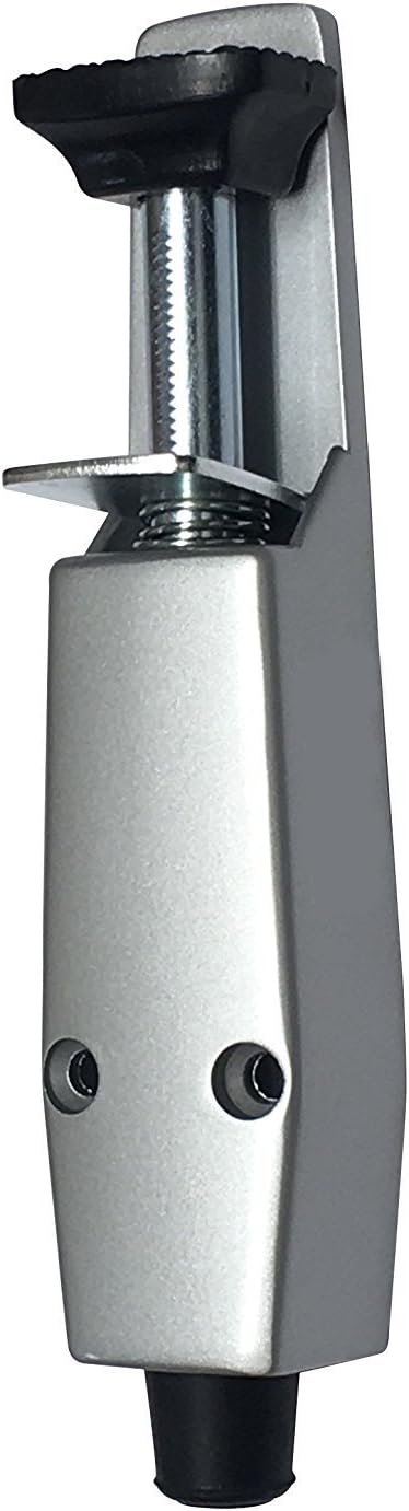 Pacific Doorware Heavy Duty Spring Loaded Step Down Push On Door Holder/Stopper (4, Aluminum)