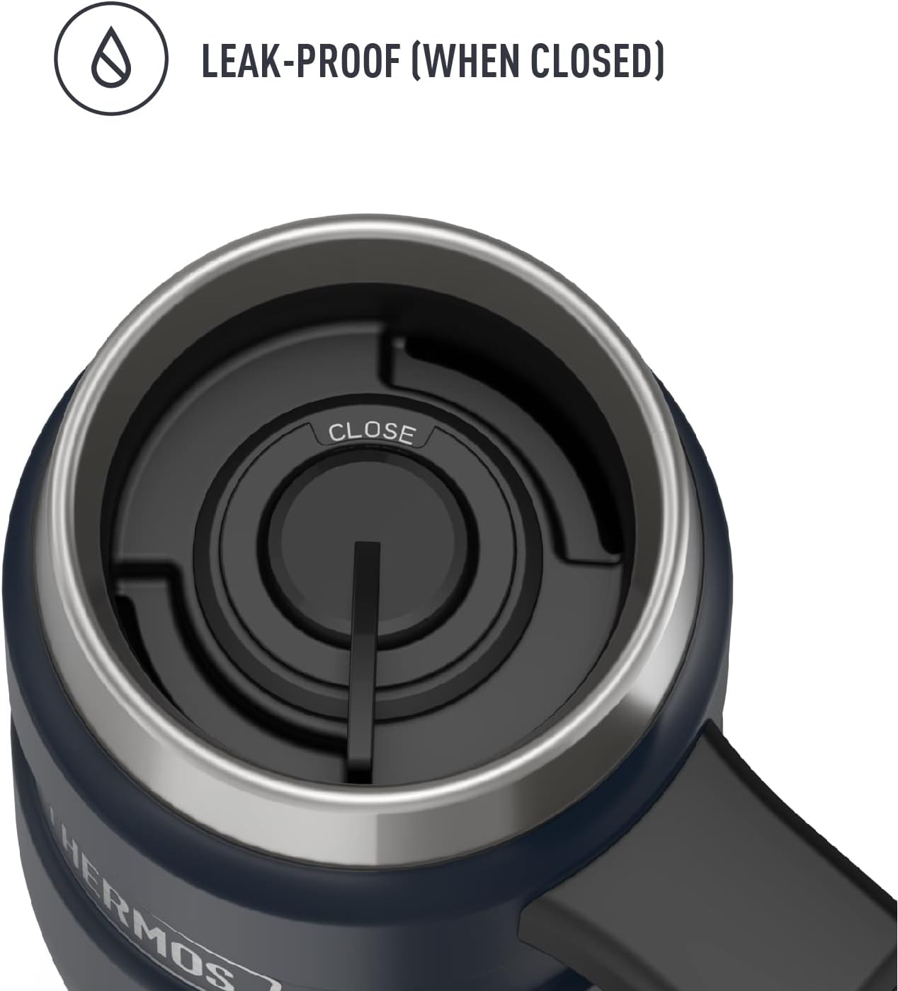 THERMOS Stainless King Vacuum-Insulated Travel Mug, 16 Ounce, Midnight Blue