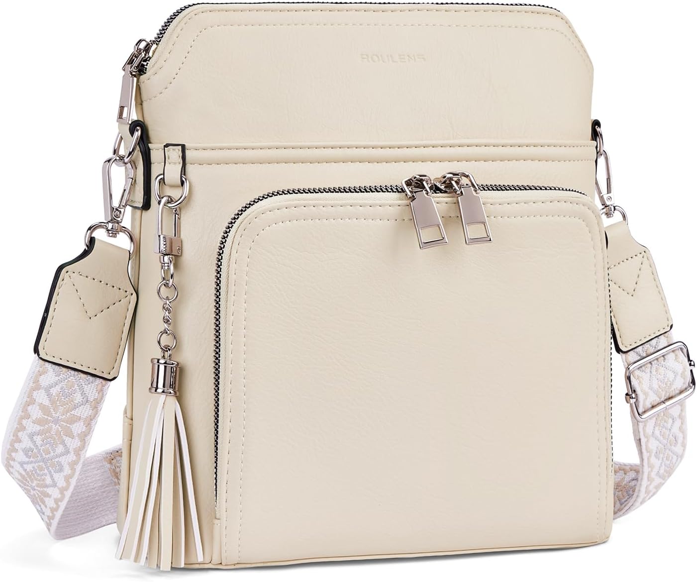 Crossbody Purse for Women,Lightweight Medium Crossbody Bag Soft Leather Women's Shoulder Handbags with Tassel