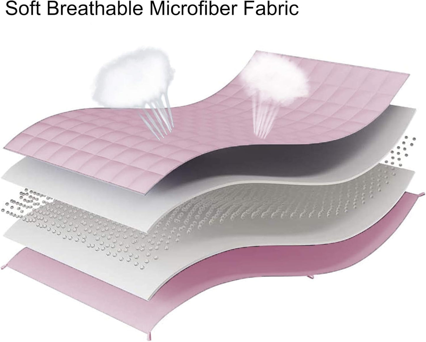 L'AGRATY Weighted Blanket - 88"x104" 25lbs Cooling Breathable Heavy Blanket Microfiber Material with Glass Beads for Adult All-Season Summer Fall Winter Soft Thick Comfort