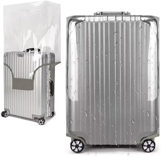 30 Inch Clear PVC Luggage Cover Protectors Suitcase Covers for Luggage Thickened suitcase protective cover for Wheeled Suitcase Suitable for 30"