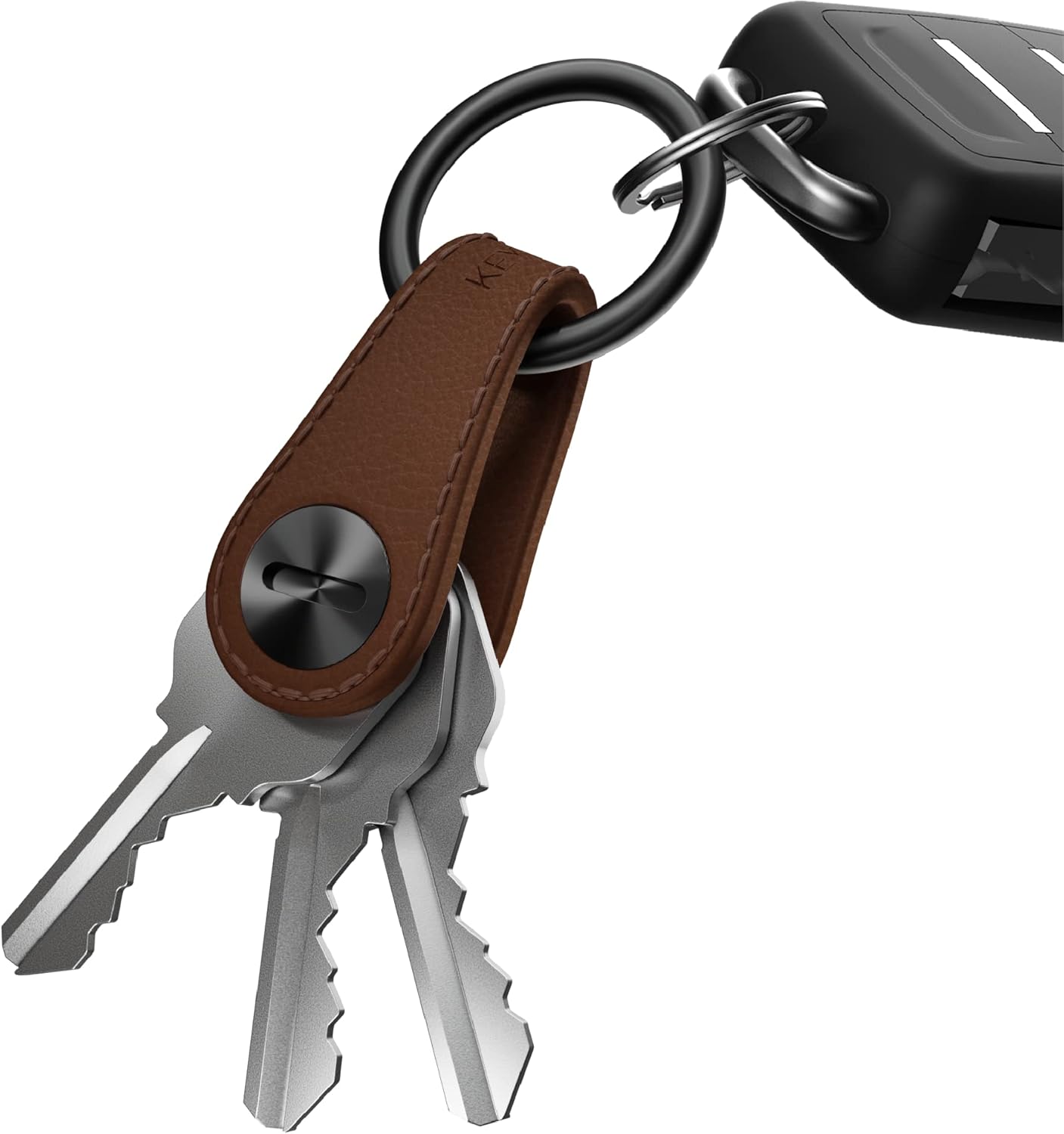 KeySmart Keychain Key Holder - Compact Key Organizer for Key Chain Key Ring, EDC Key Chains for Car Fobs Keychains