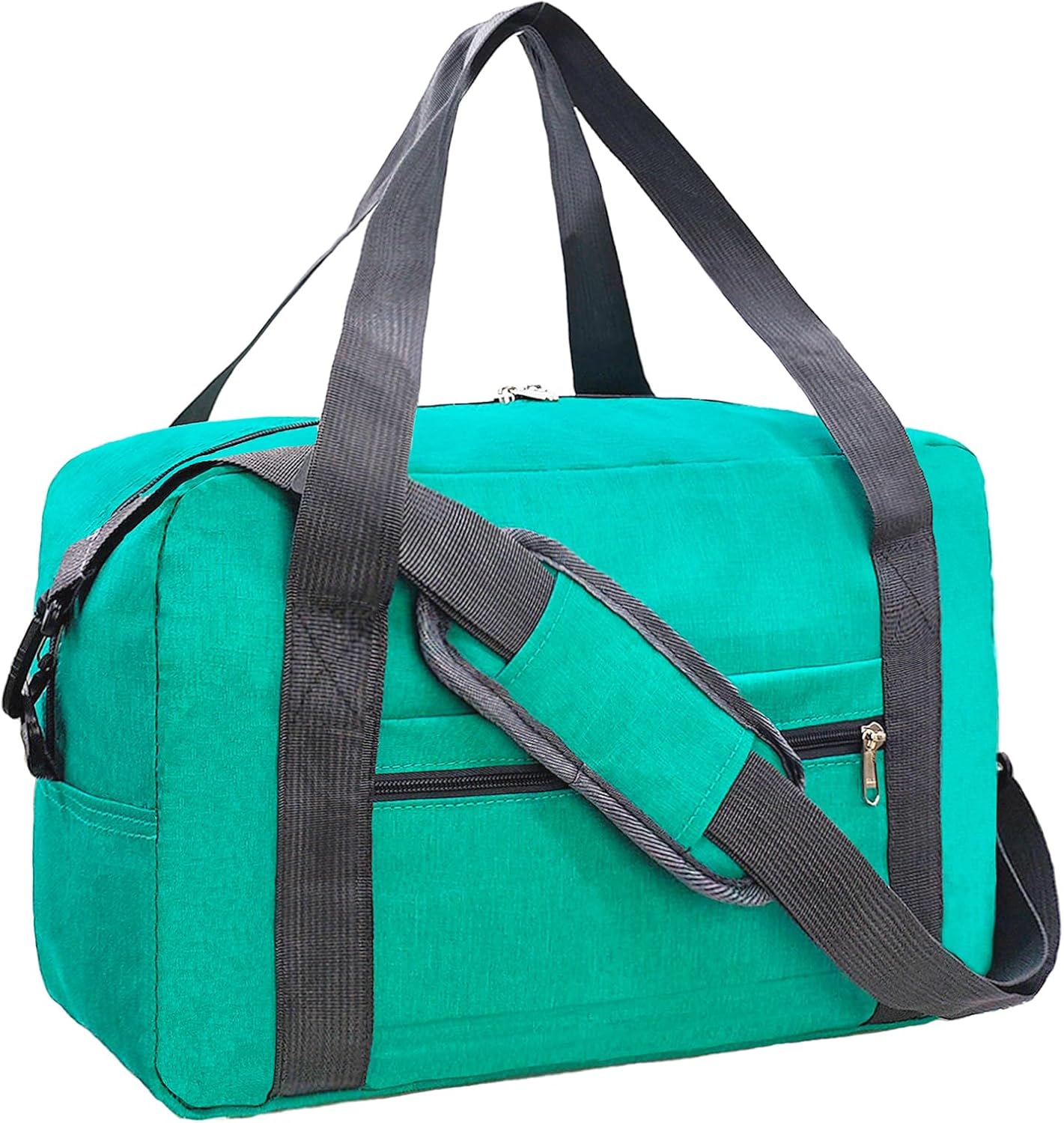 Foldable Carry on Luggage Bag 22x14x9 Personal Item Bag for Airplanes Travel Duffel Bag for Women and Men (40L, Teal)