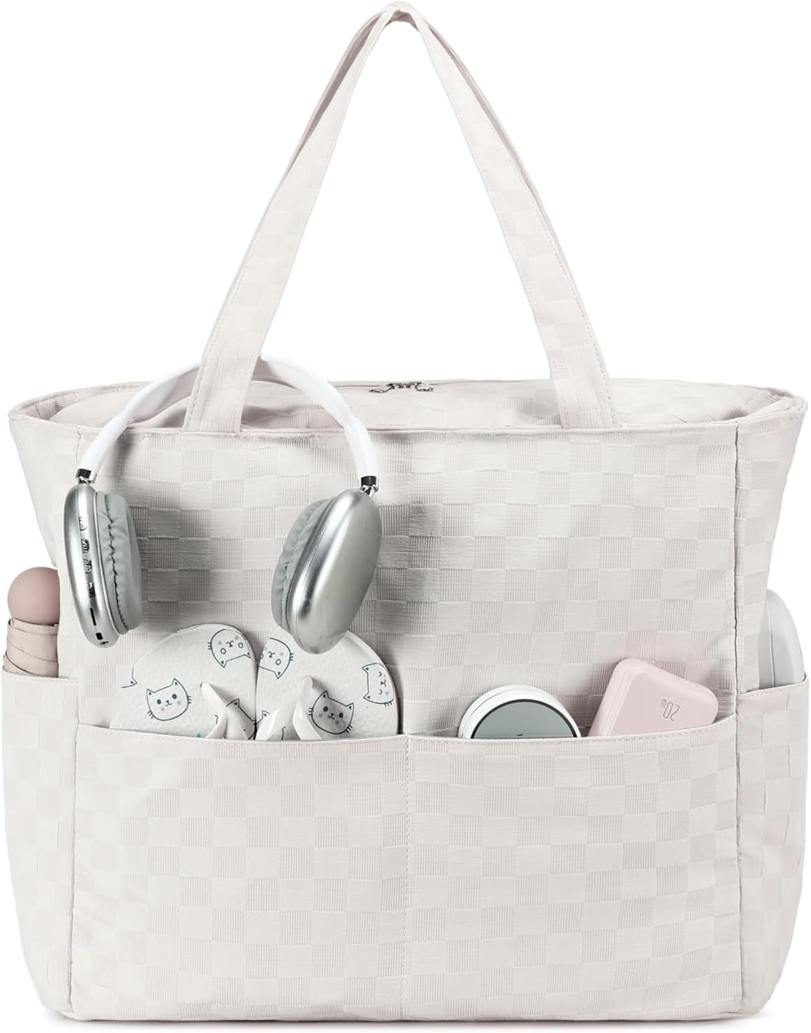 Waterproof Beach Tote Pool Bags for Women Ladies Extra Large Gym Tote Carry On Bag With Wet Compartment for Weekender Travel