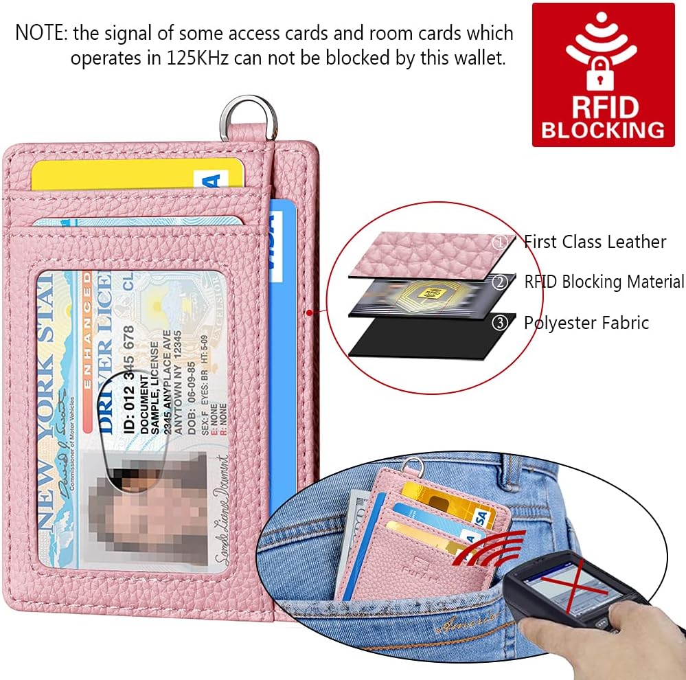FurArt Slim Minimalist Wallet, Front Pocket Wallets, RFID Blocking, Credit Card Holder for Men & Women