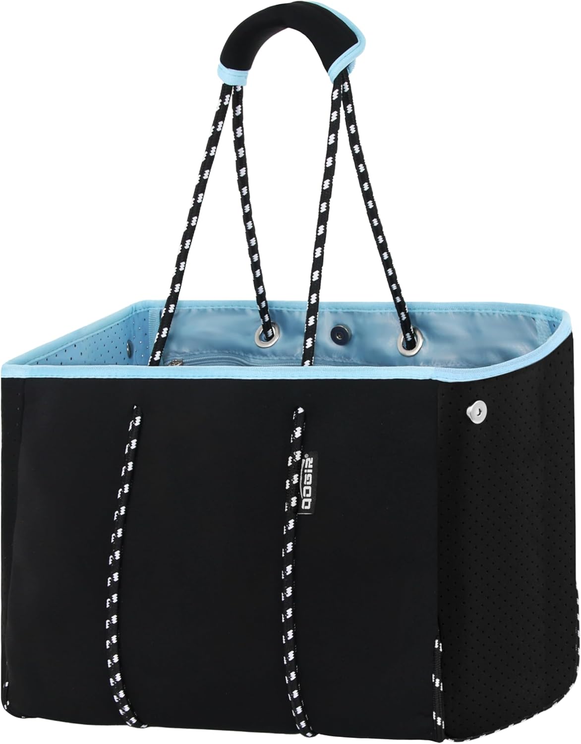 QOGiR Neoprene Multipurpose Beach Bag Tote with Inner Zipper Pocket … … … …