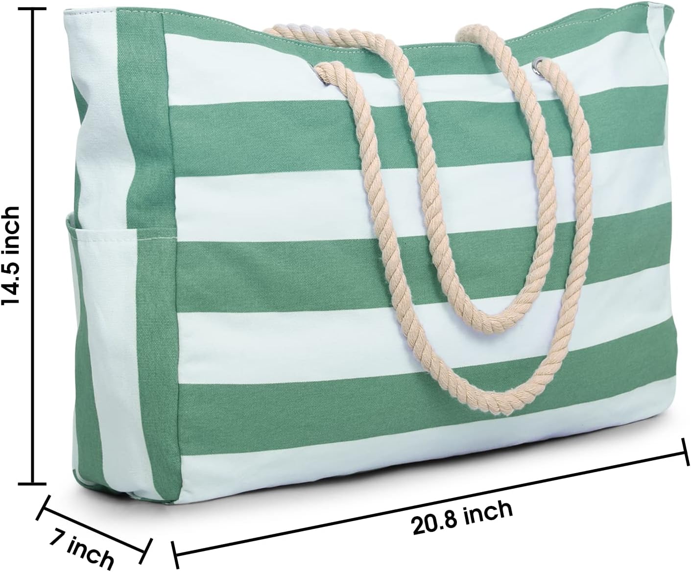 Becokan Beach Bags for Women Large Waterproof Beach Tote Bag Zipper Beach Bags Waterproof Sandproof Swim Pool Bag Large Tote