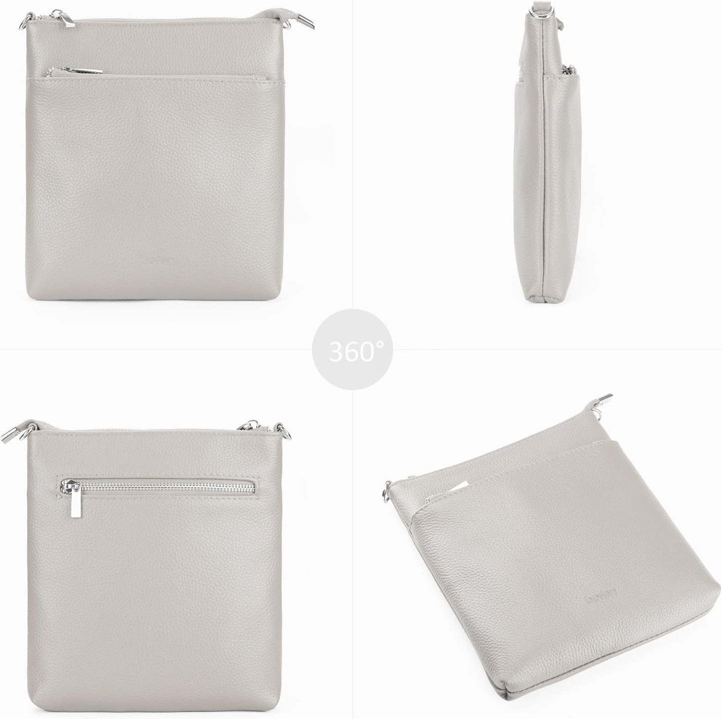 befen Genuine Leather Small Crossbody Purses for Women Travel Cross Body Bags Lightweight with Adjustable Shoulder Strap