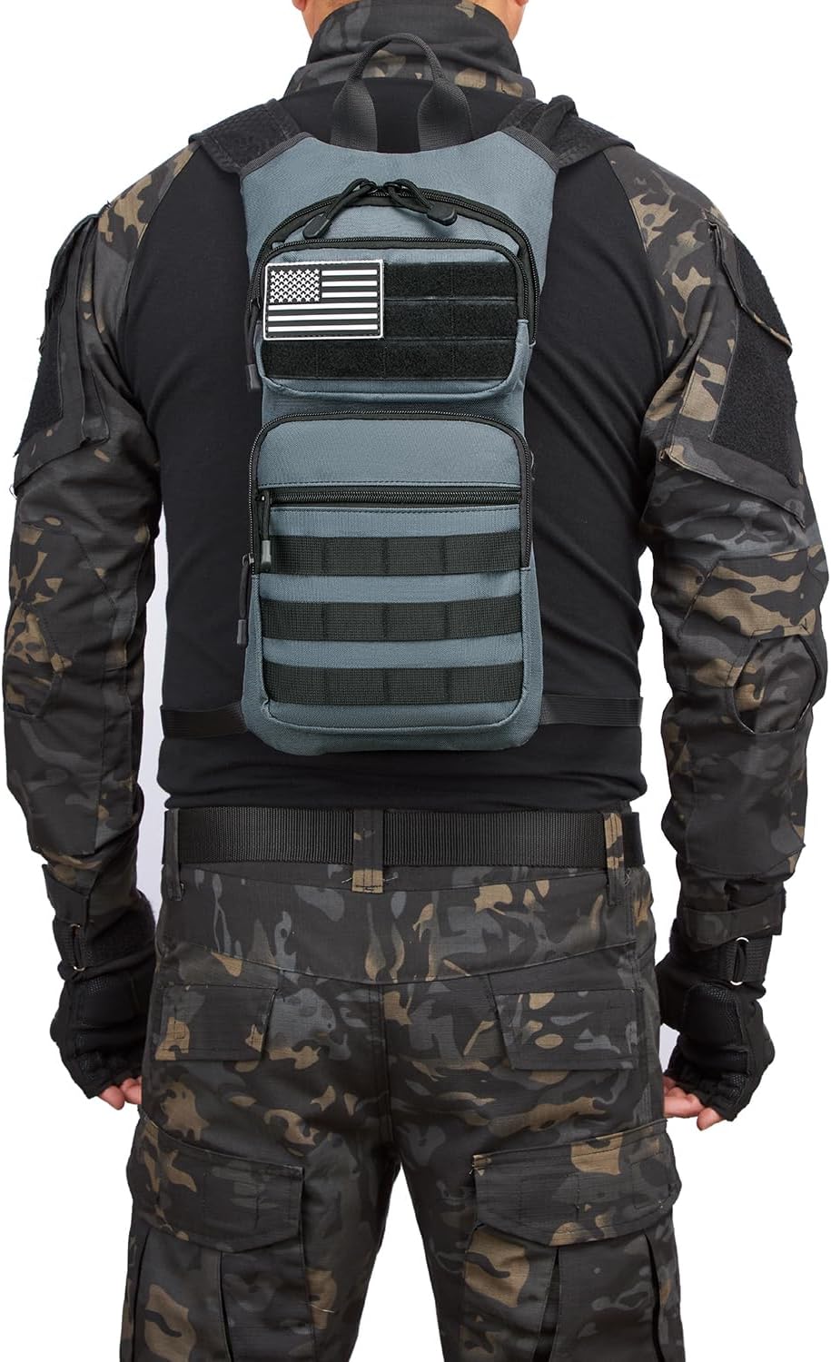 ATBP Running Hydration Vest Pack Thermal Insulation 3L TPU Water Bladder Tactical Backpack Bag for Cycling Hiking Daypack Men & Women