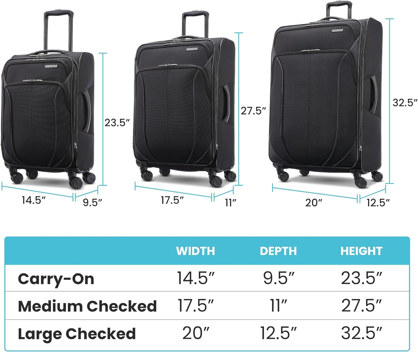 American Tourister 4 KIX 2.0 Expandable Softside Luggage with Spinner Wheels, 28 SPINNER, CLASSIC BLUE