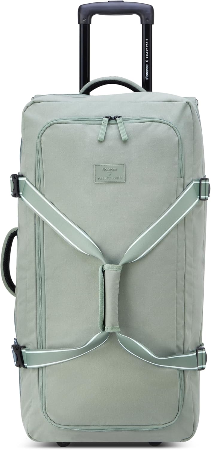 florence by mills Women's Two Wheel Rolling Travel Duffle Bag