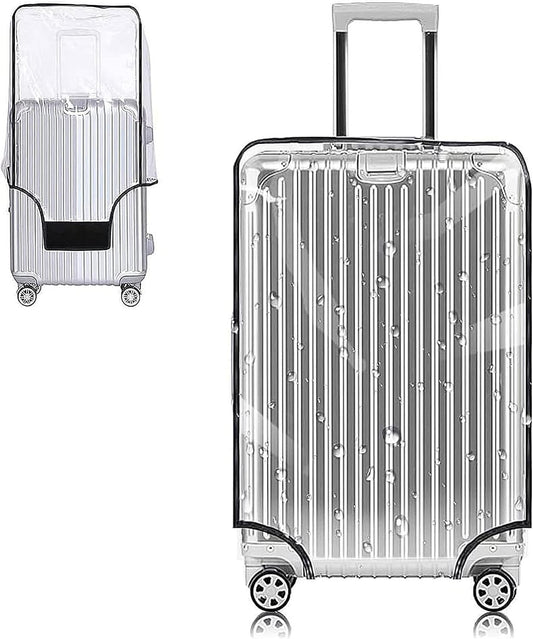 Yotako Clear PVC Suitcase Cover Protectors 24 Inch Luggage Cover for Wheeled Suitcase 24''