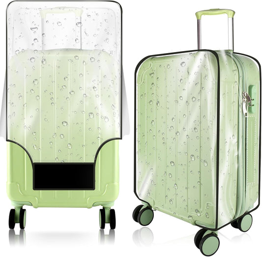 Thicken Clear Luggage Cover Protector, 20" PVC Luggage Covers for Suitcase Waterproof Dustproof Anti-scratch Travel Suitcase Covers Case for Wheeled Luggage