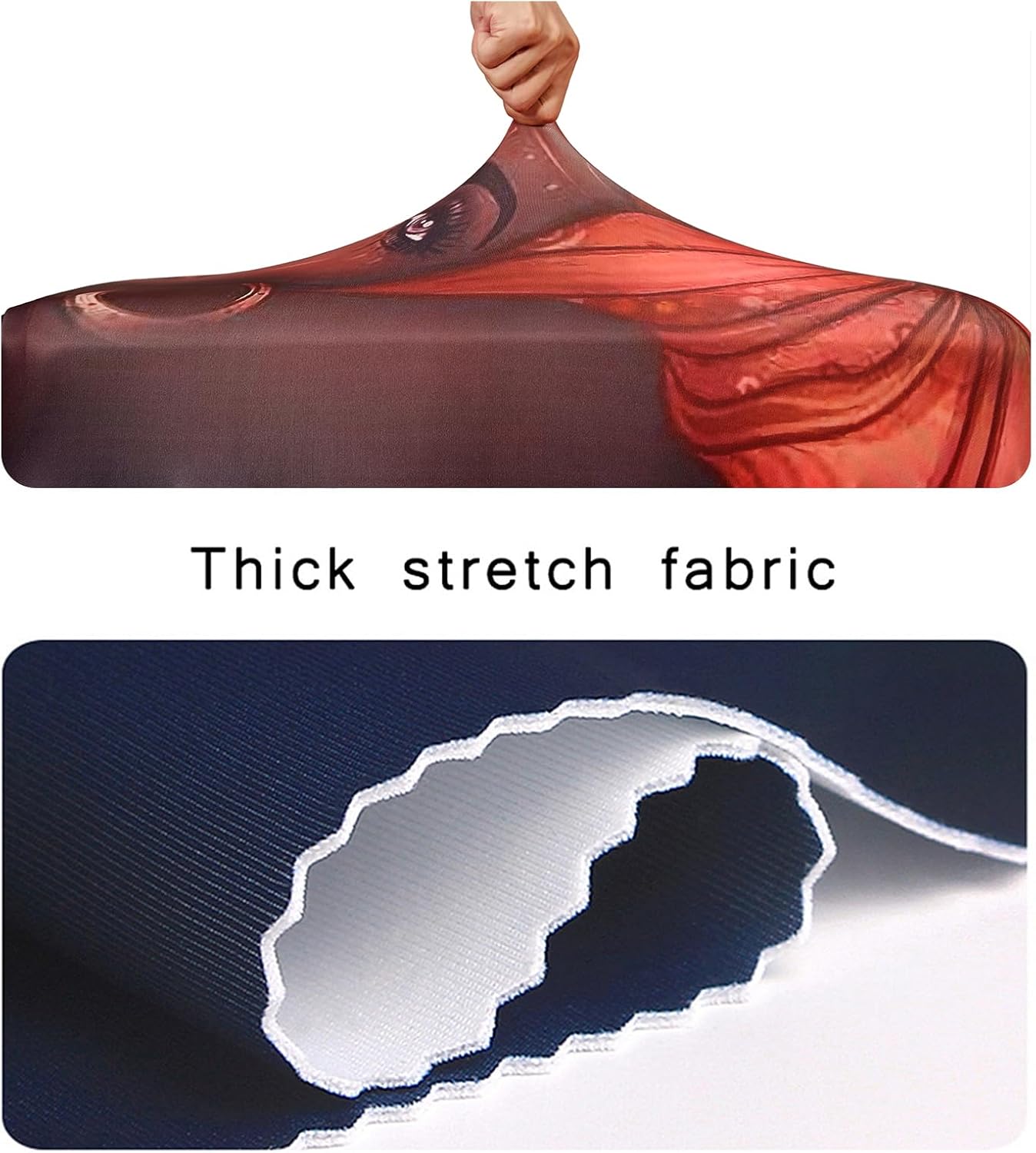 WUJIAONIAO Travel Luggage Cover Spandex Suitcase Protector Washable Baggage Covers (S (for 18-20 inch luggage), don't touch)