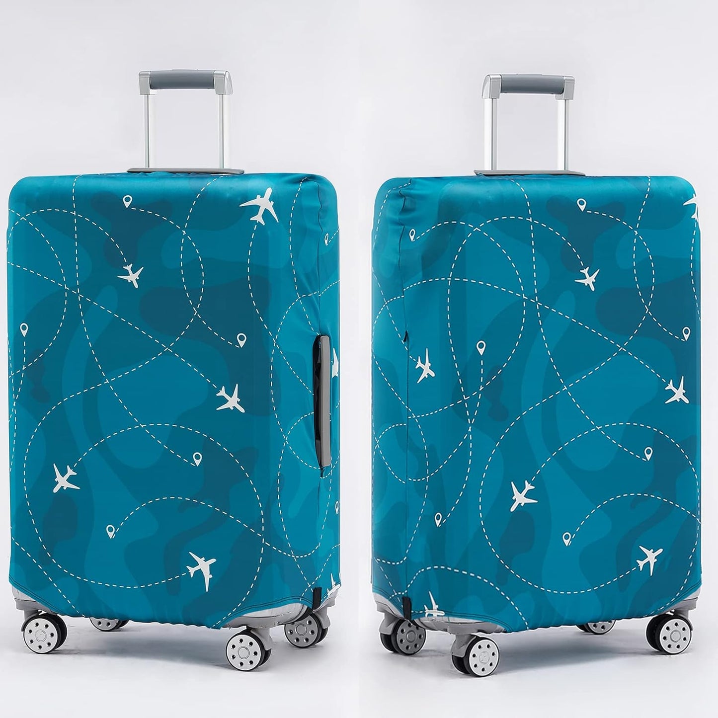 Travelkin Luggage Cover Washable Suitcase Cover Suitcase Protector Anti-scratch Suitcase cover Fits 18-32 Inch Luggage(M for 22-25 Inch Luggage)