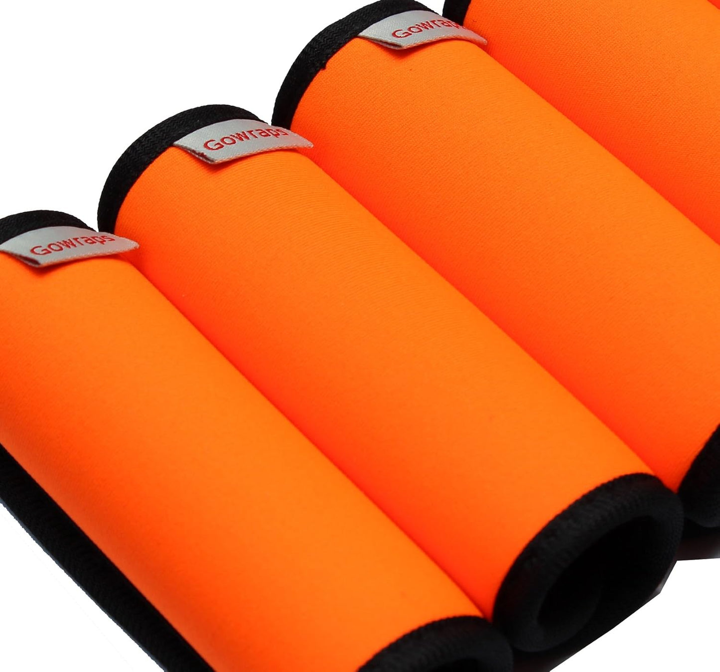 Neoprene Luggage Handle Wrap 5pcs Pack Neon Luggage Tags/Identifiers Bright Luggage Markers Airport Travel Accessories for Luggage/Suitcase Fluorescent Orange