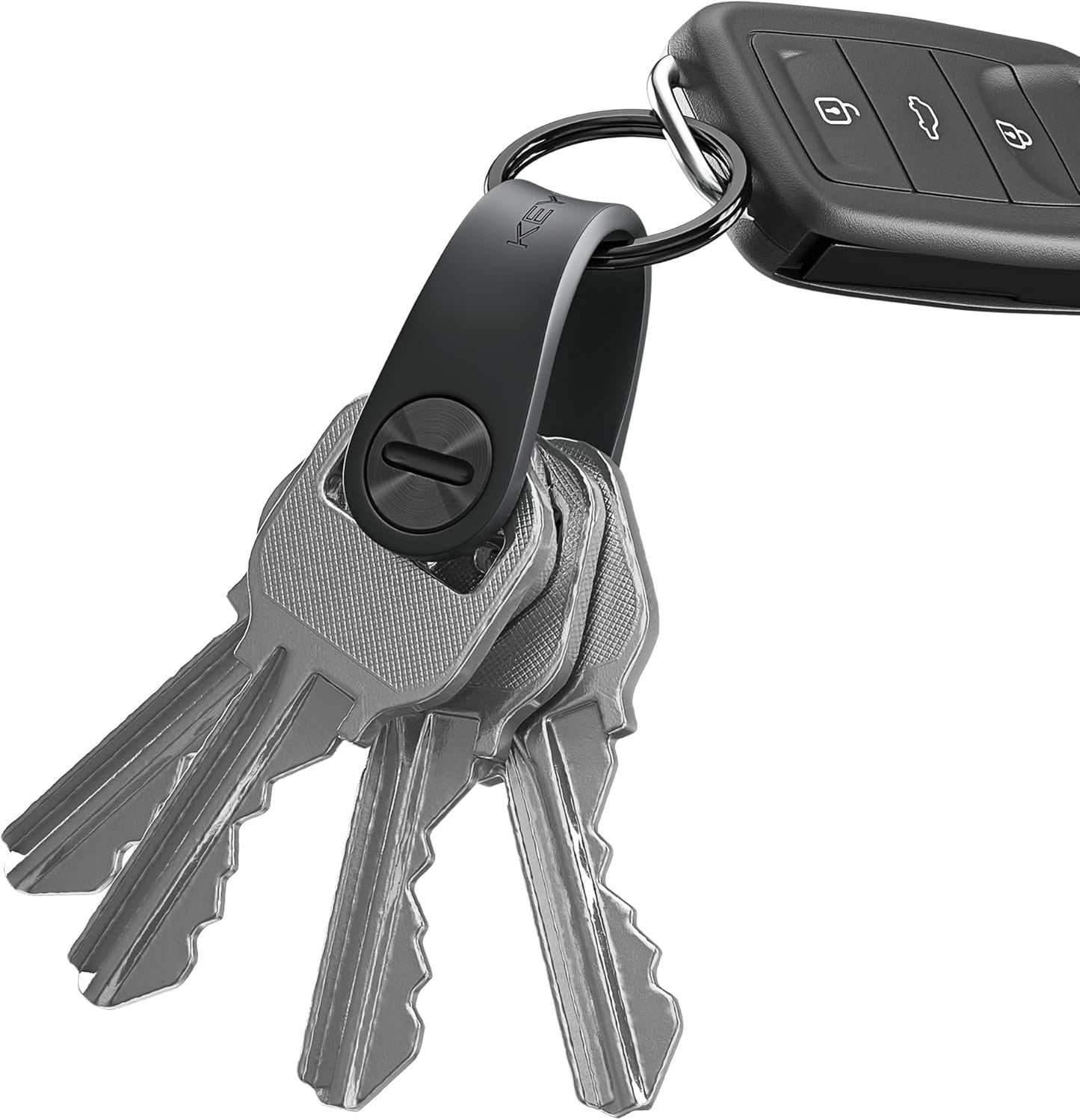 KeySmart Keychain Key Holder - Compact Key Organizer for Key Chain Key Ring, EDC Key Chains for Car Fobs Keychains