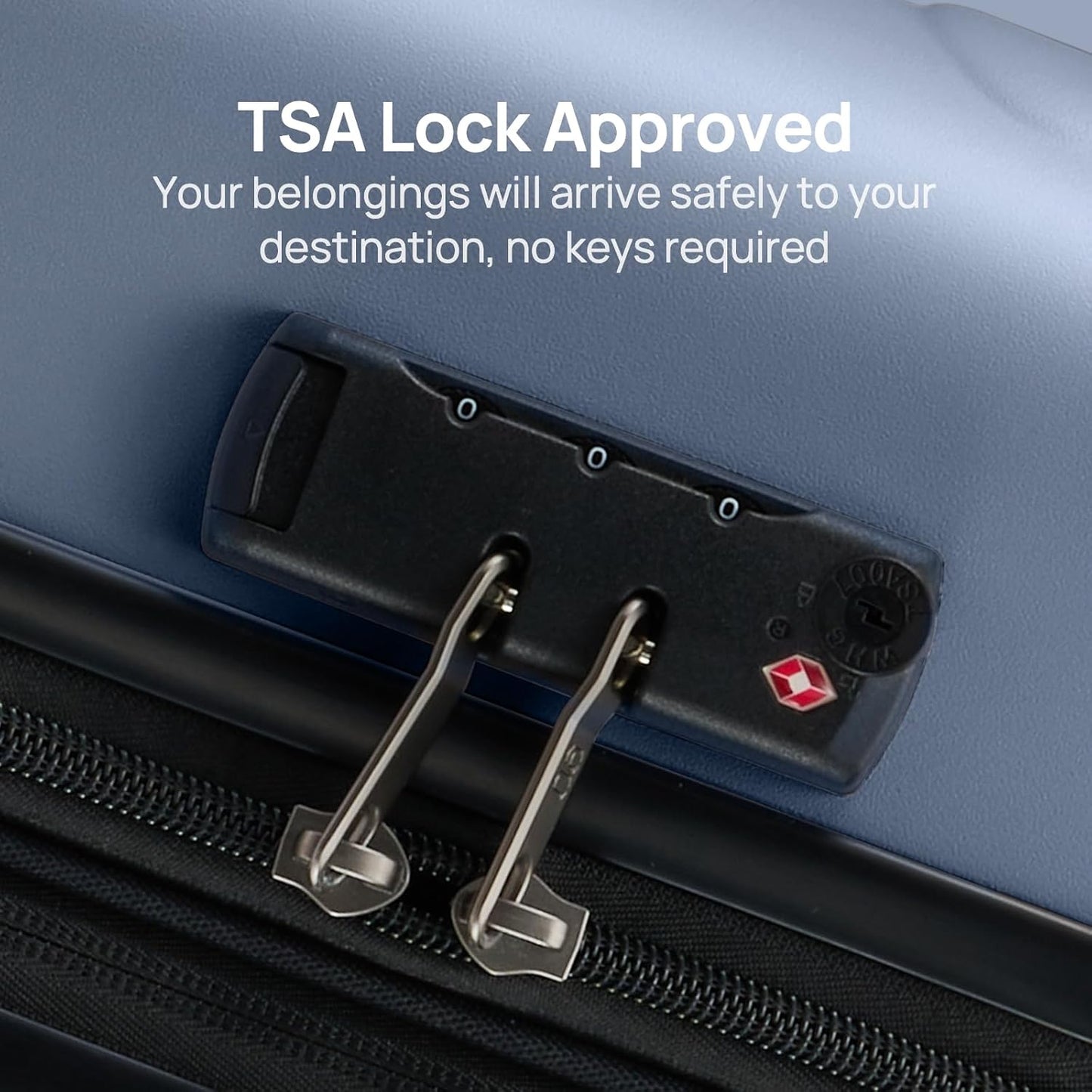 Carry on Luggage 22 X 14 X 9 Airline Approved, 20 Inch Luggage for 3-5 Days Travel, Double Spinner Wheels, 100% Hardshell PC, TSA Lock (03-Shadow (Basic), Carry-On 20-Inch)