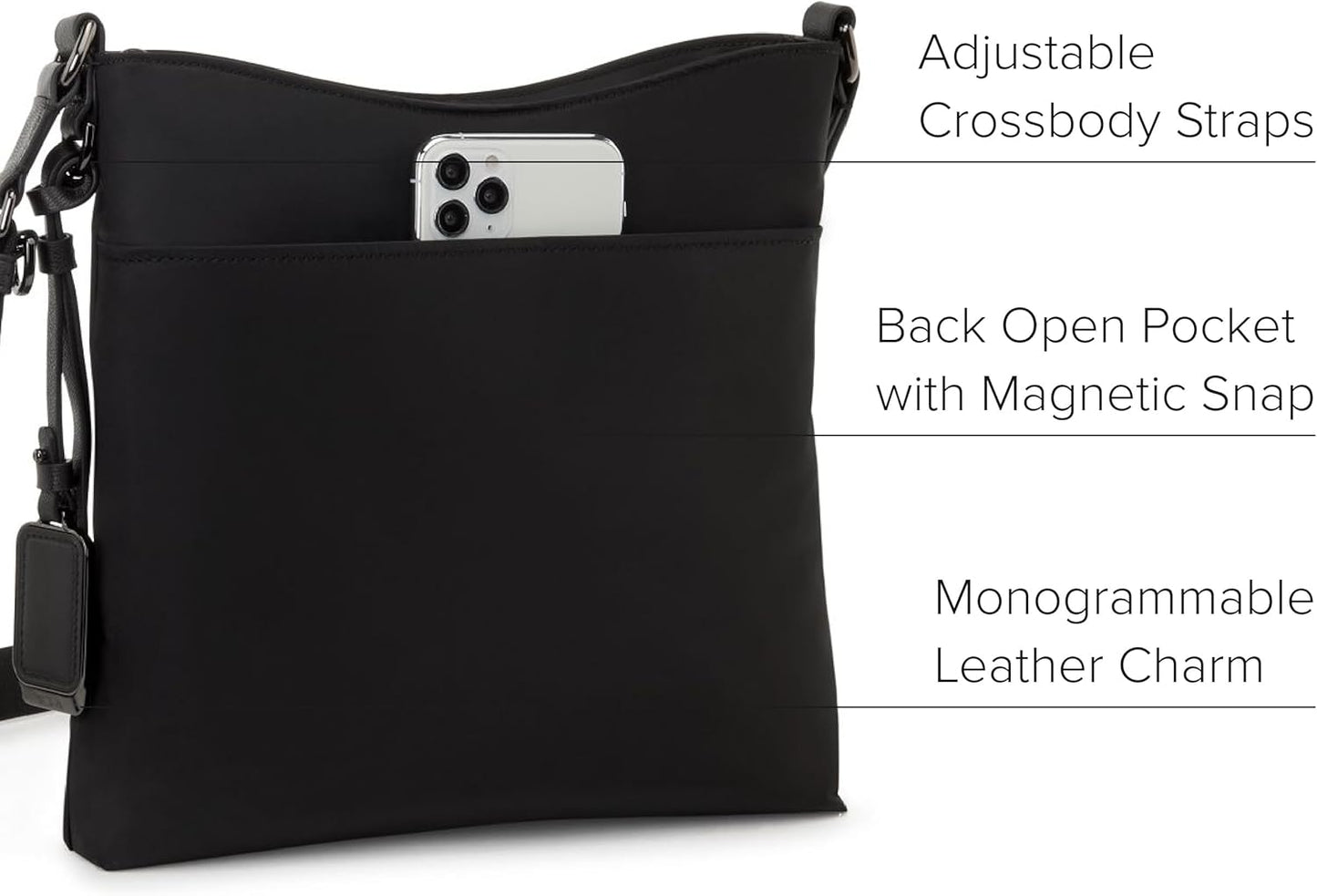 TUMI - Voyageur Tyler Crossbody - Nylon Crossbody Bag - Business, Travel Bag - Stain, Water-Resistant - Stylish Purse