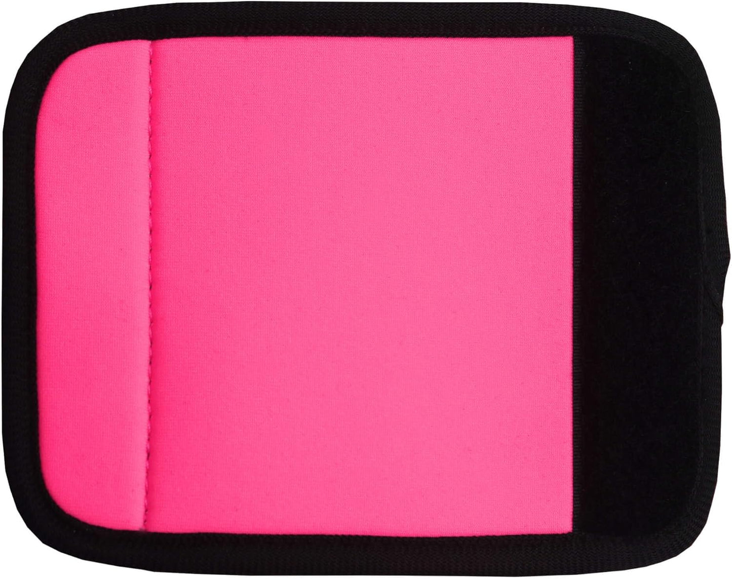 Neoprene Luggage Handle Wraps for Traveling Bright Color Luggage Tags|Handle Wraps|Handle Covers (Pink 01)