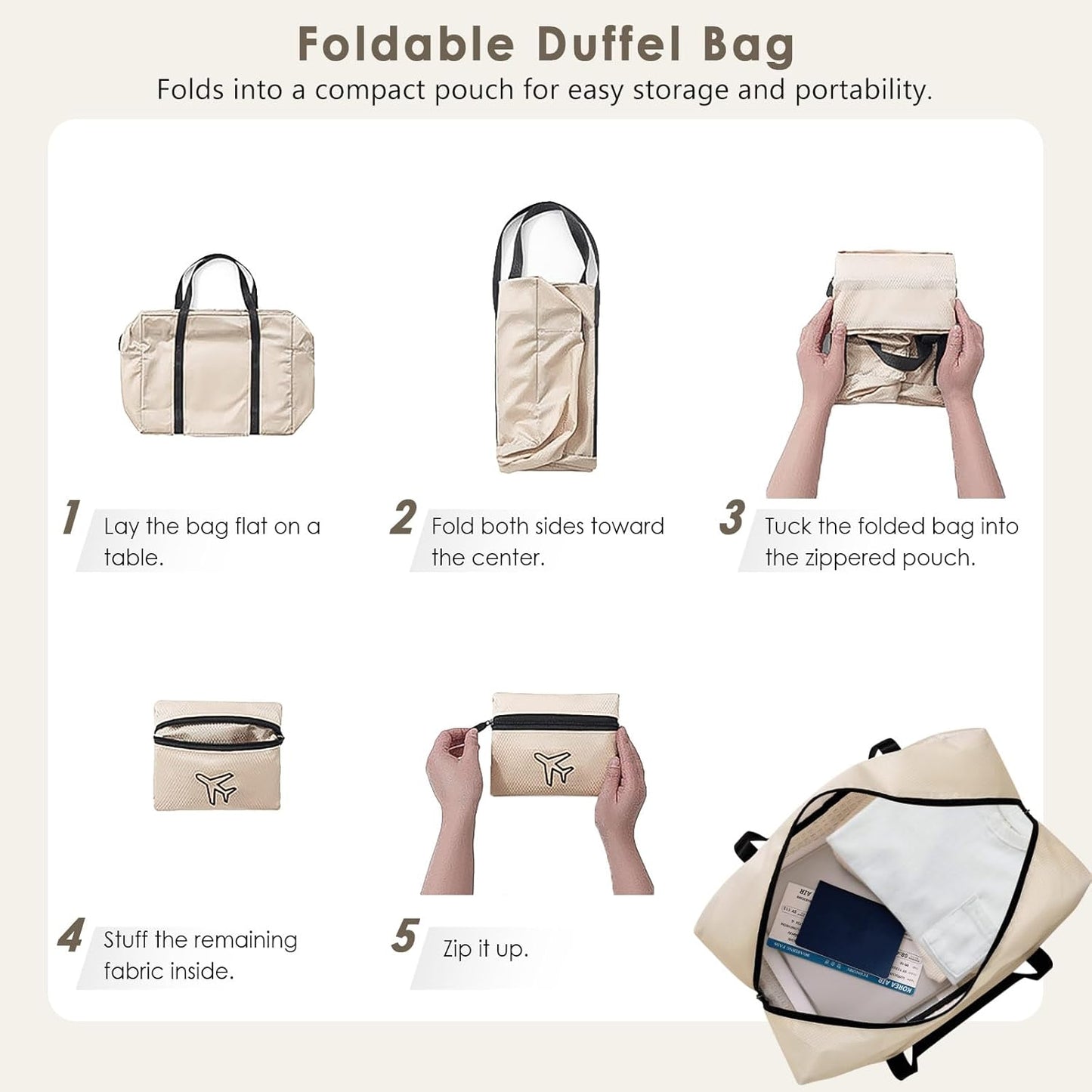 Merax Luggage Set 3 Piece Glossy PC Suitcases with Spinner Wheels, Built-In TSA Lock, 20" Carry-On Airline Approved 24" Checked Luggage, Foldable Duffel Bag for Travel (Gradient Color)