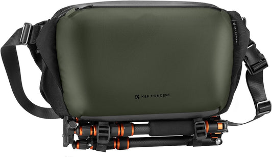 K&F Concept 2 in 1 Sling Bag Everyday Shoulder Bag & Multifunction Photography Crossbody Camera DSLR Backpack Portable Bag
