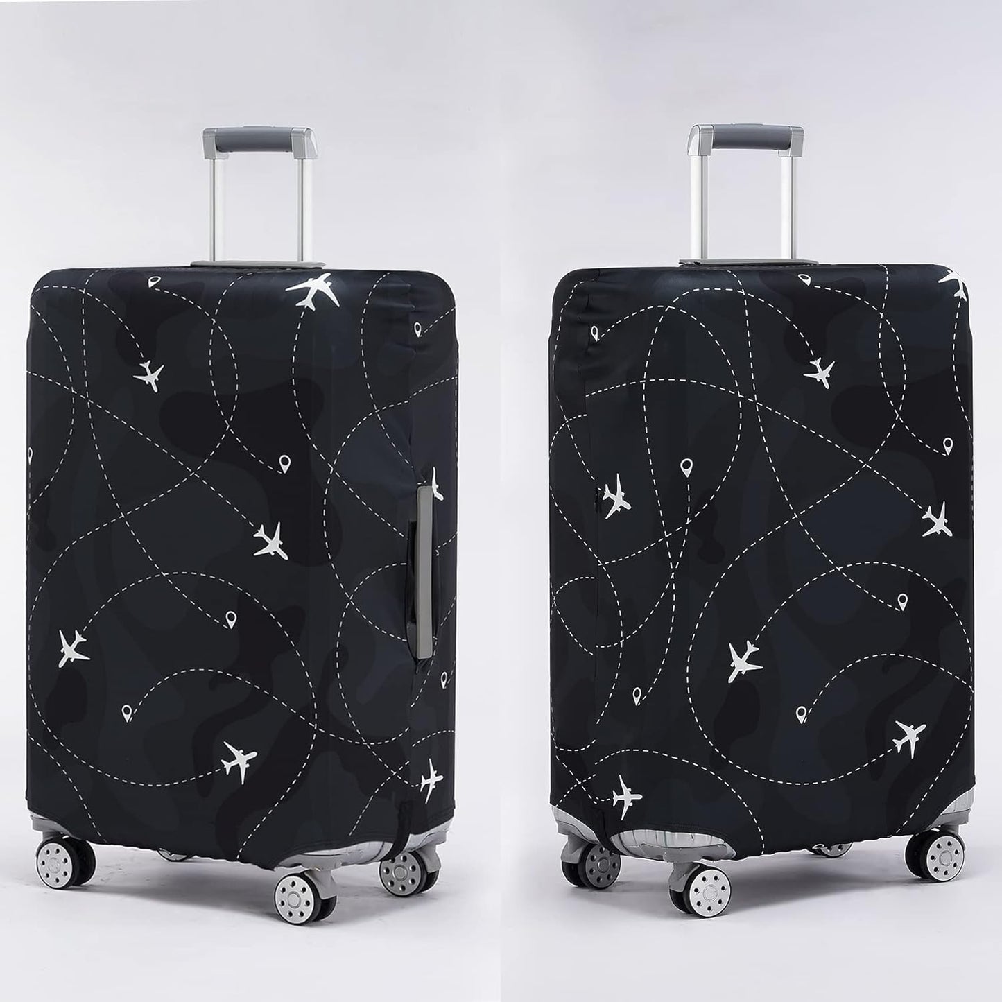 Travelkin Luggage Cover For Suitcase Tsa Approved, Suitcase Cover Protector Fits 18-32 Inch Luggage(M for 22-25 Inch Luggage)