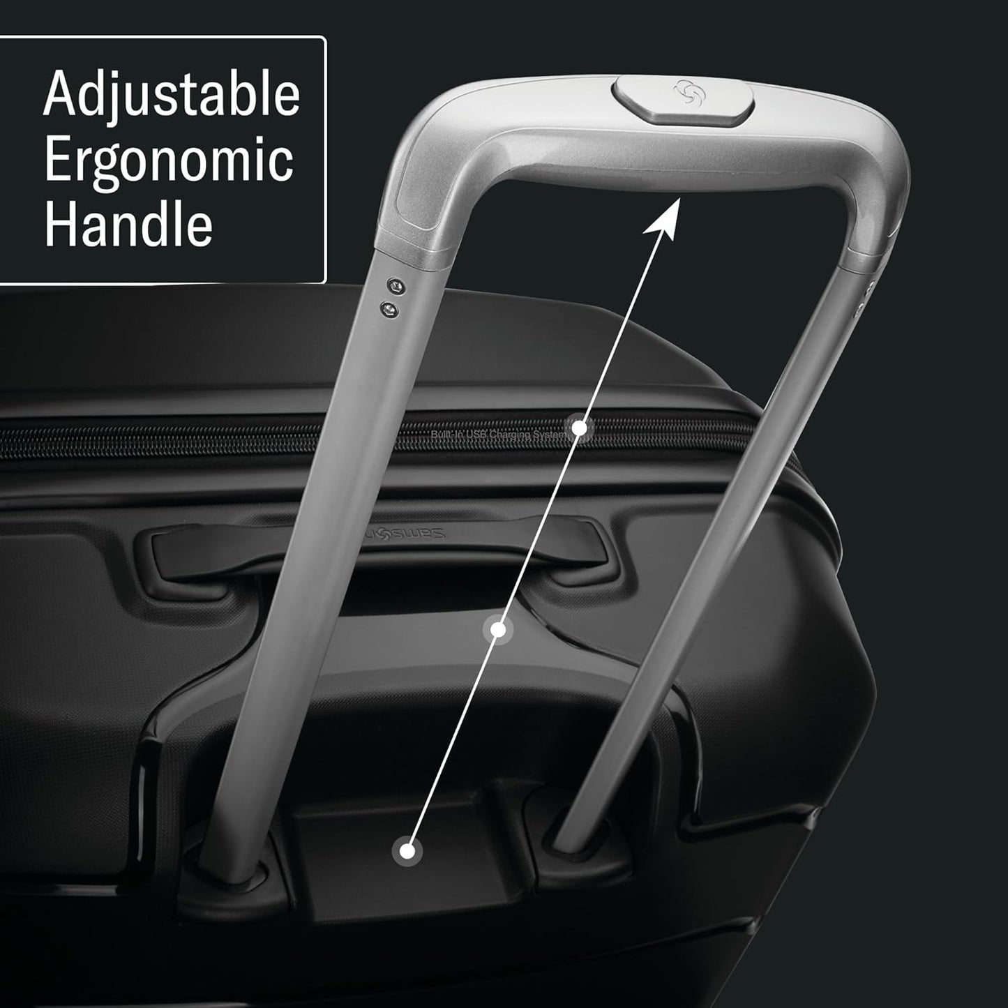 Samsonite Freeform Hardside Expandable with Double Spinner Wheels,White, 2-Piece Set (21/28)