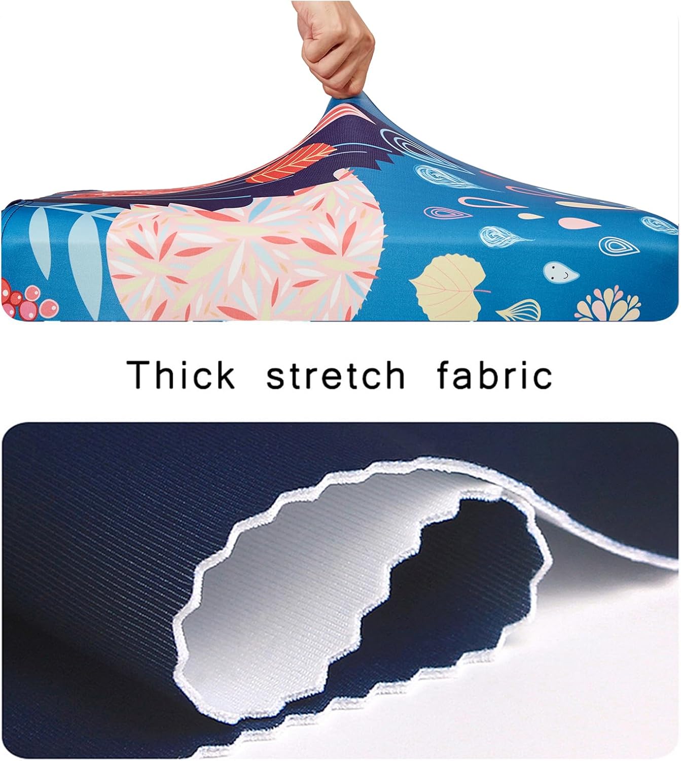 WUJIAONIAO Travel Luggage Cover Spandex Suitcase Protector Washable Baggage Covers (S (for 18-20 inch luggage), rainy season)
