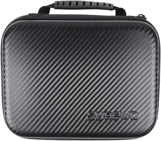 SUREWO Hard Case for GoPro,Surface-Waterproof Carrying Case Compatible with GoPro Hero 13/12/11/10/9/8/7/(2018)/6/5 Black,DJI Osmo Action,AKASO/Campark and More (Medium)