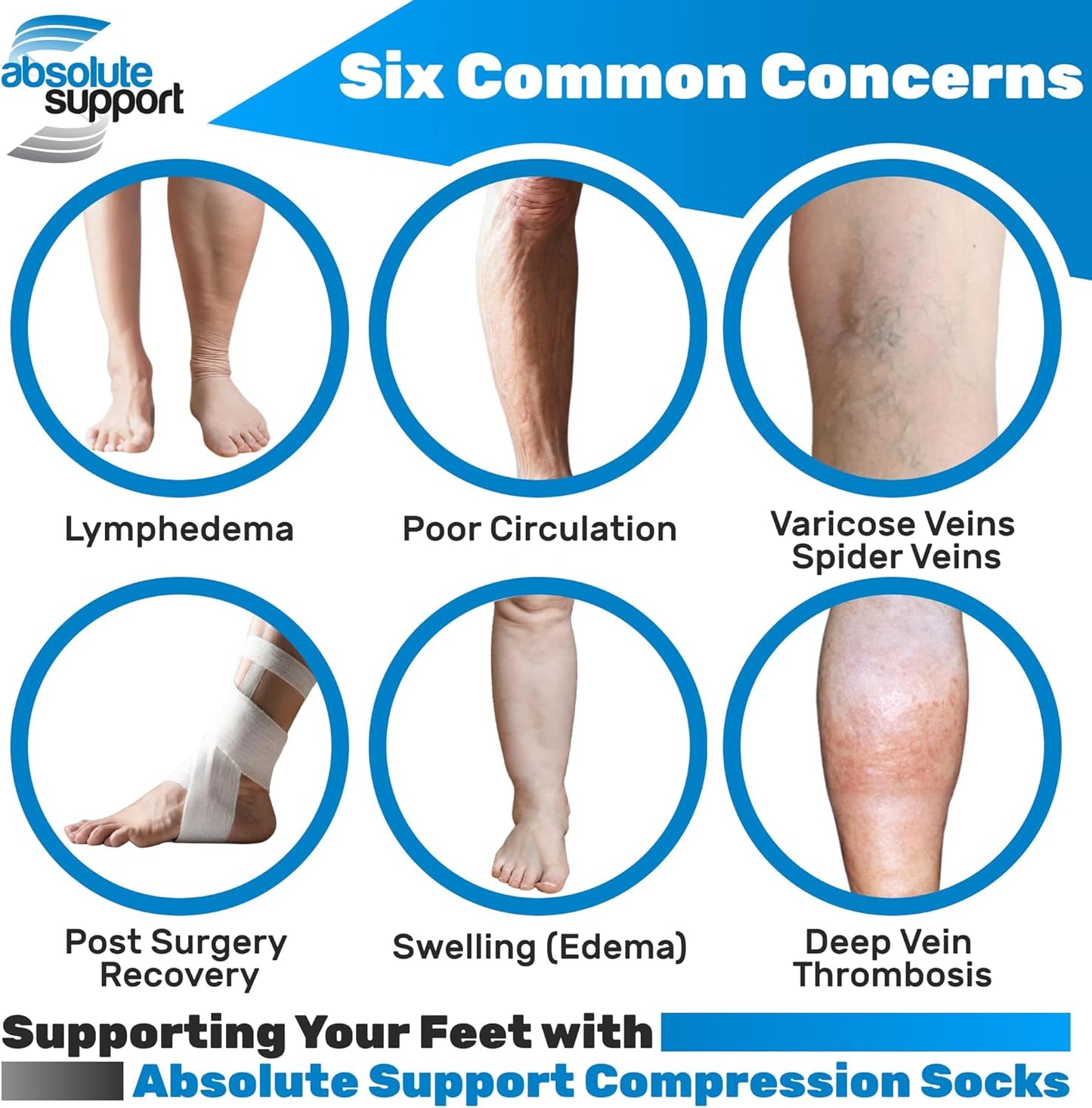 (3 Pairs - Closed Toe) Made in USA - Compression Socks for Women 15-20mmHg - Sheer Compression Knee High Stockings for Post Surgery, Pregnancy, Arthritis, Edema - Black, Large - A101BL3-3