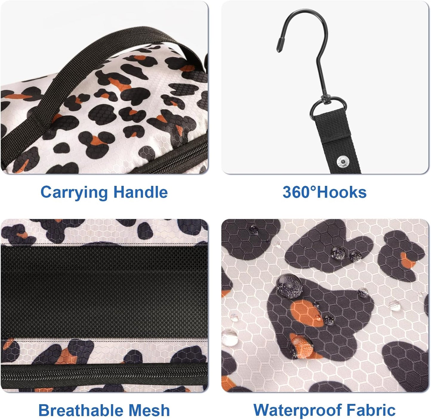 Suitcase Organizer, Travel Luggage Organizer Portable Hanging Travel Shelves Collapsible Hanging Packing Cubes for Carry on Suitcase