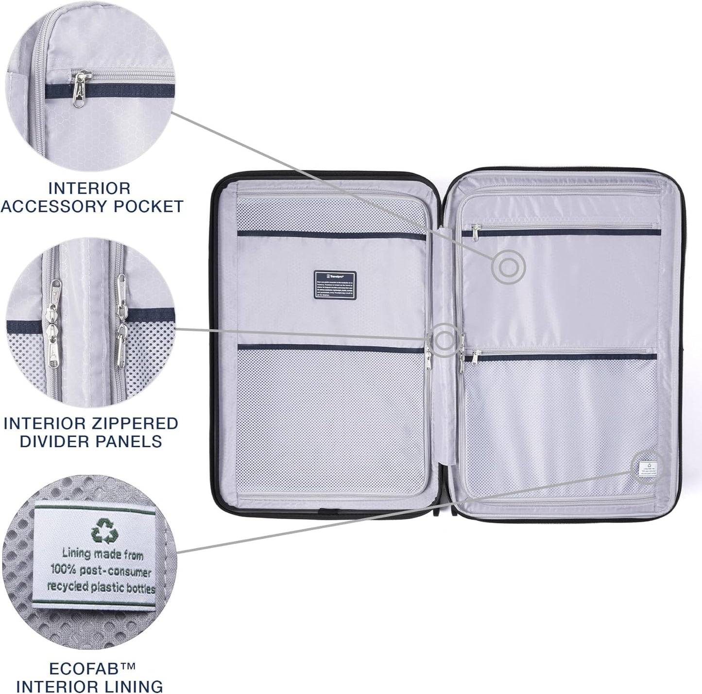 Travelpro Maxlite Air V2 Hardside Expandable Luggage, 8 Spinner Wheels, Lightweight Hard Shell, TSA lock, Cabernet, 3-Piece Set (21/25/28)
