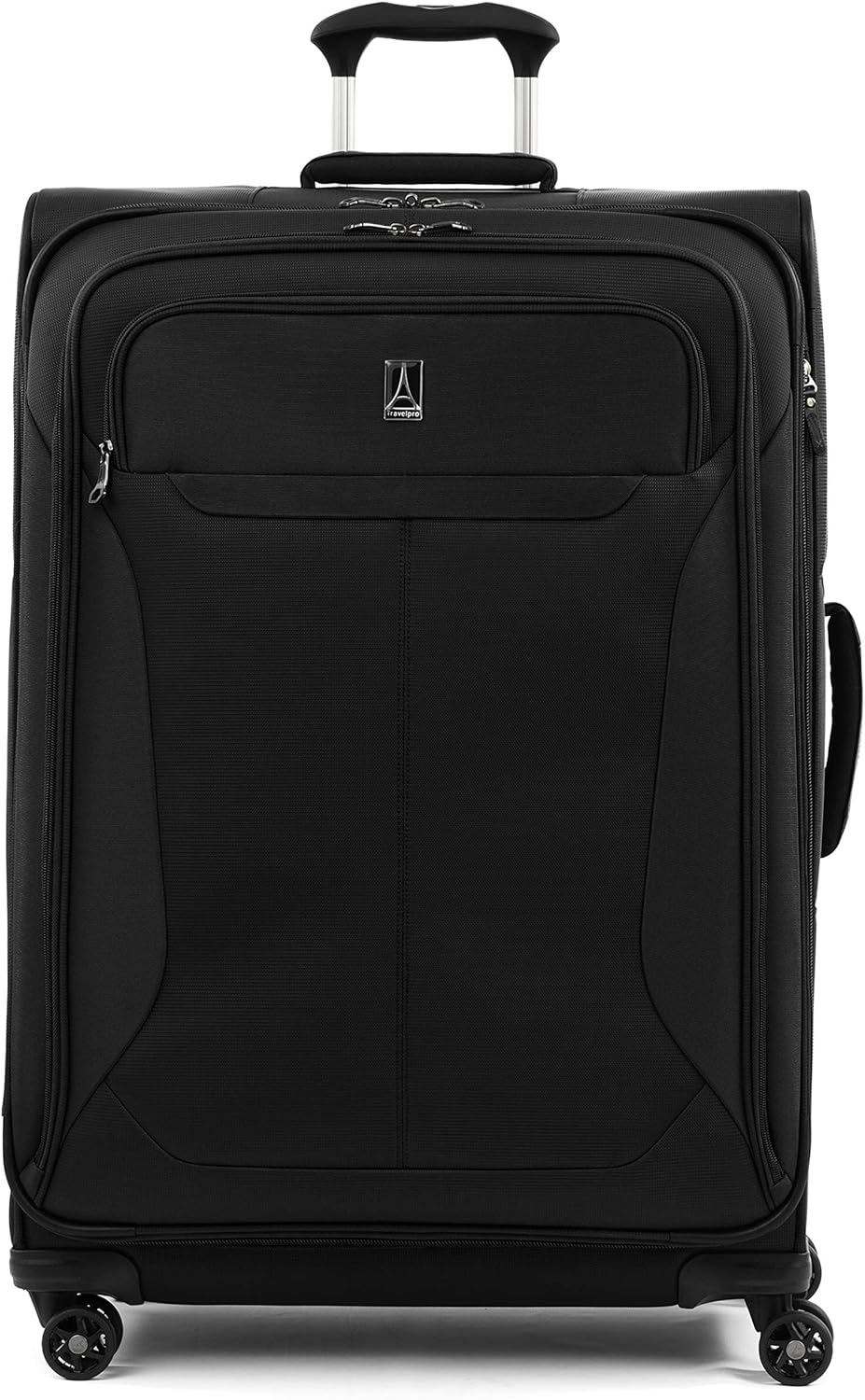 Travelpro Tourlite Softside 29-Inch, Large Checked Expandable Luggage with 4 Spinner Wheels, Lightweight Suitcase, Black