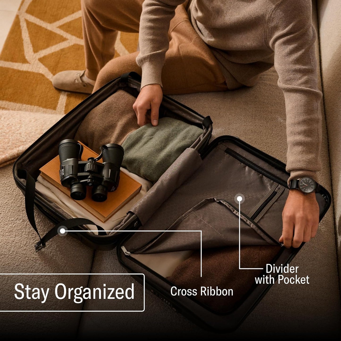 Samsonite Freeform Hardside Carry-On Luggage with Spinner Wheels - Hardshell Suitcase - TSA, Airline-Approved - Expandable Hard Shell, Smooth Rolling Wheels for Lightweight Travel - Mint Green
