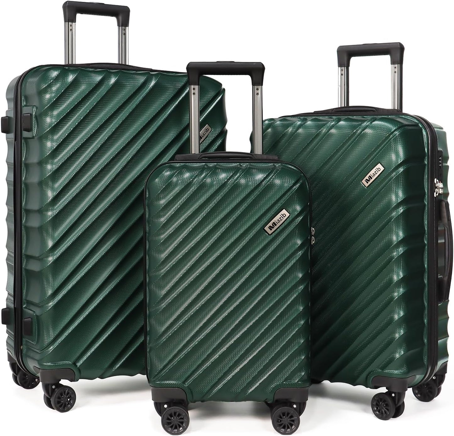 Luggage Sets Suitcases with Wheels Suitcase set Hardshell Luggage sets Clearance Luggage sets with TSA Lock 20/24/28 Inch Luggage Lightweight Suitcases with Wheels (Jasper)
