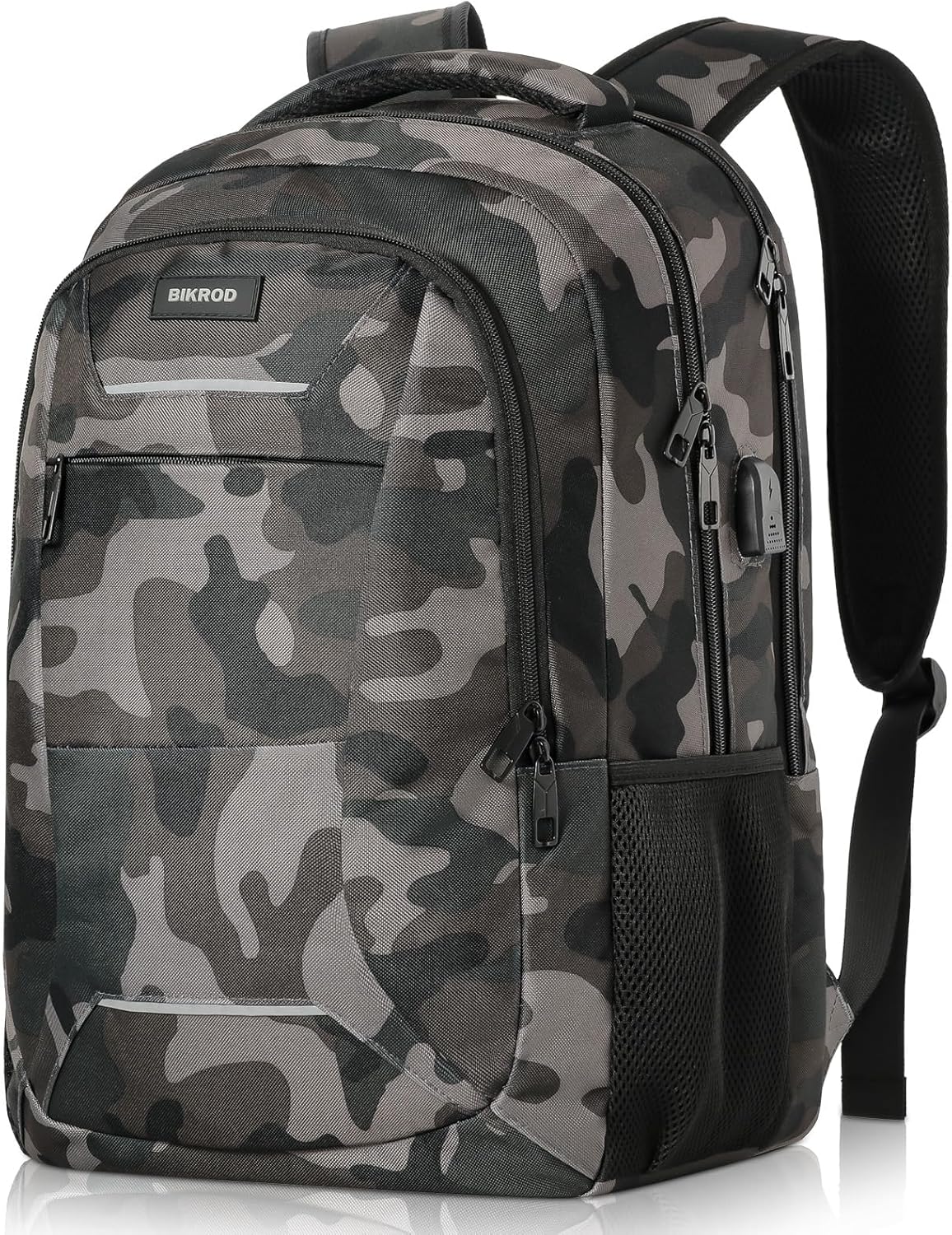Backpack for Men Women, School Backpacks for Teen Boys, Business Anti Theft Sturdy Travel Laptop Backpack with USB Charging Port, Water Resistant 15.6 Inch Computer Bag Gift