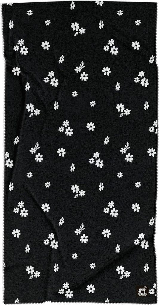 Sprints Athletic Running Towel, Full-Sized, Car Seat Cover - Performance Microfiber (Florid Declamation)