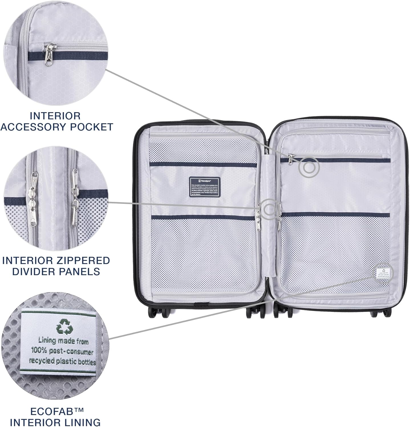 Travelpro Maxlite Air V2 Hardside Expandable Carry on Luggage, 8 Spinner Wheels, Lightweight Hard Shell Suitcase, TSA lock, Slate Green, Compact Carry On 20-Inch
