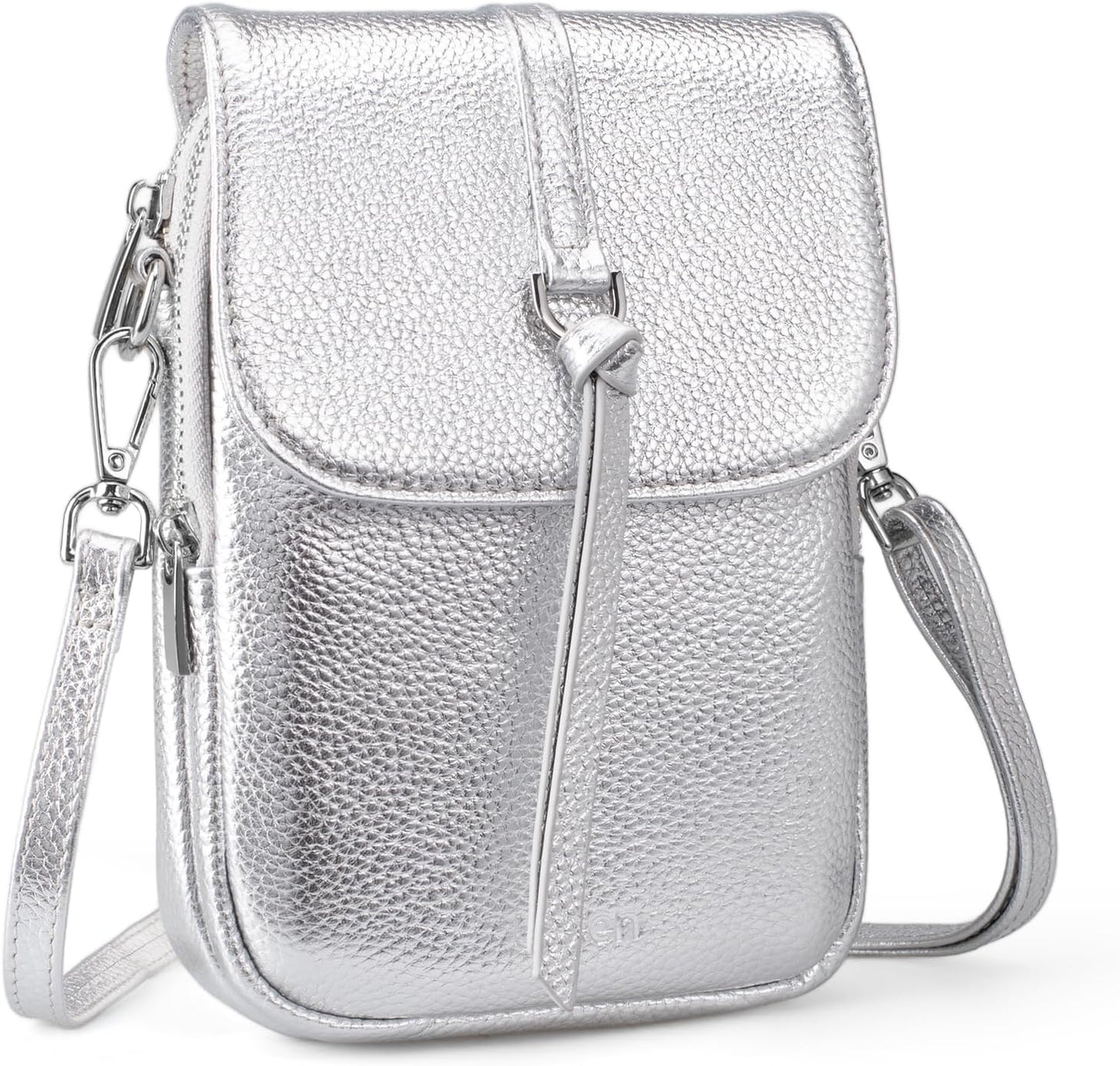 befen Genuine Leather Small Crossbody Bags for Women, Multi Pocket Cell Phone Crossbody Purse with RFID Blocking Card Slots