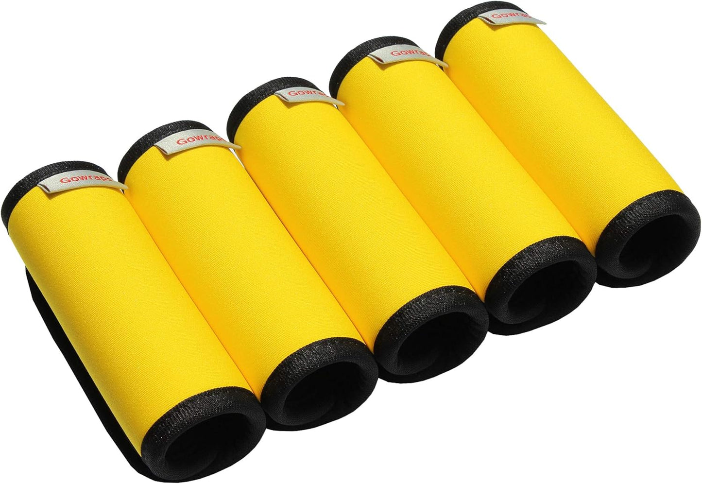 Neoprene Luggage Handle Wraps For Traveling Bright Color Luggage Tags|Handle Wraps|Handle Covers (Gold)